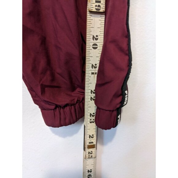 VICTORIA'S SECRET PINK SHERPA LINED JACKET Medium Pink Purple and Yellow - Picture 5 of 8